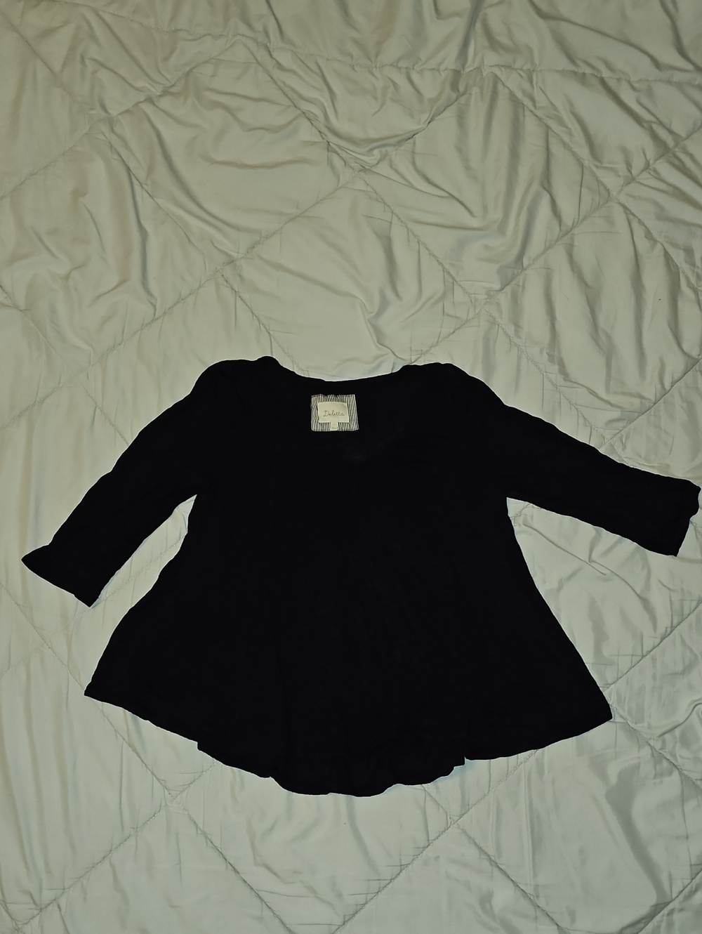Deletta Top Small Rayon Pullover Strechable Flowy